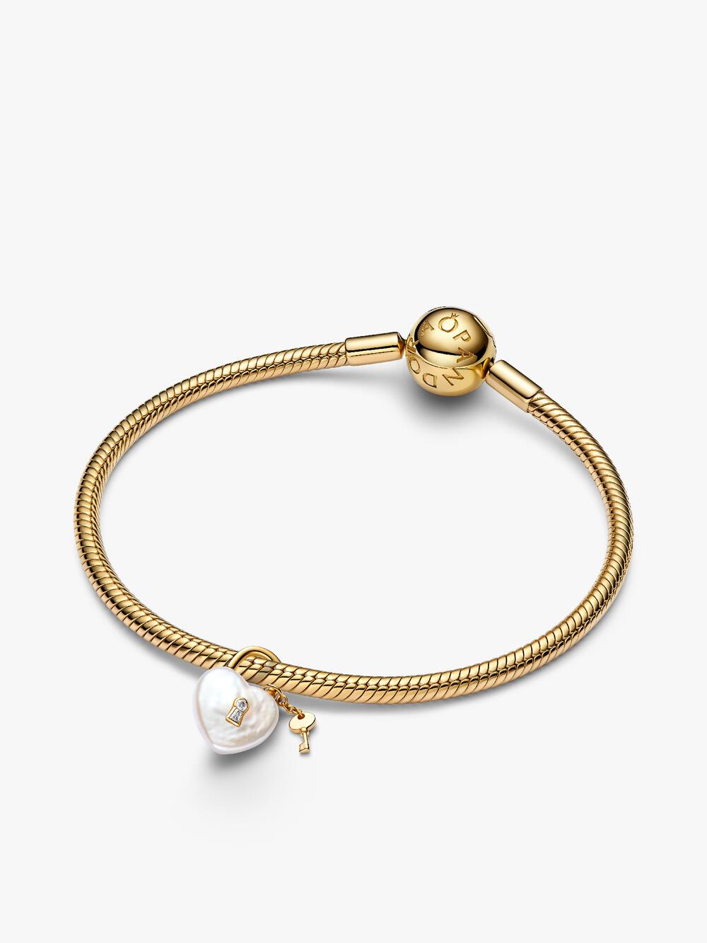 Treated Freshwater Cultured Baroque Pearl Mushroom Dangle Charm